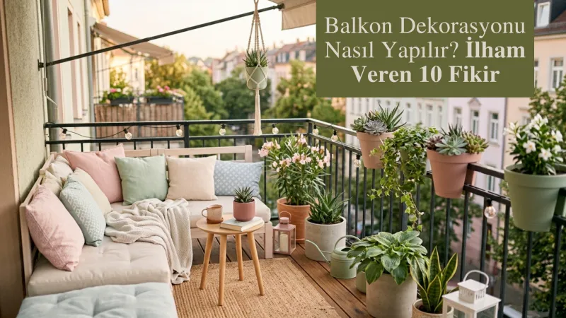 Balkon Dekorasyonu Nasıl Yapılır? İlham Veren 10 Fikir