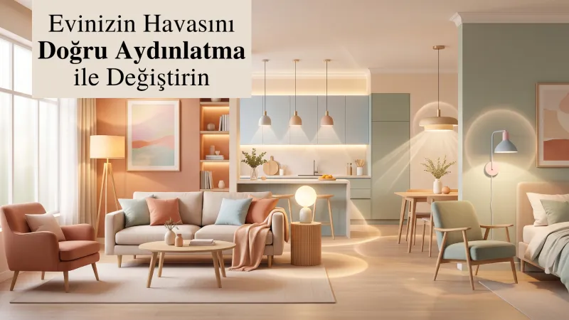 Doğru Aydınlatma Nasıl Olmalı? Eviniz İçin Oda Oda Aydınlatma Rehberi