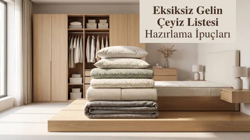 Eksiksiz ve En Detaylı Gelin Çeyiz Listesi: Mutlaka Alınması Gerekenler