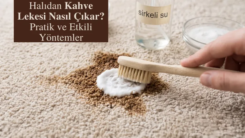 Halıdan Kahve Lekesi Nasıl Çıkar? Pratik ve Etkili Yöntemler
