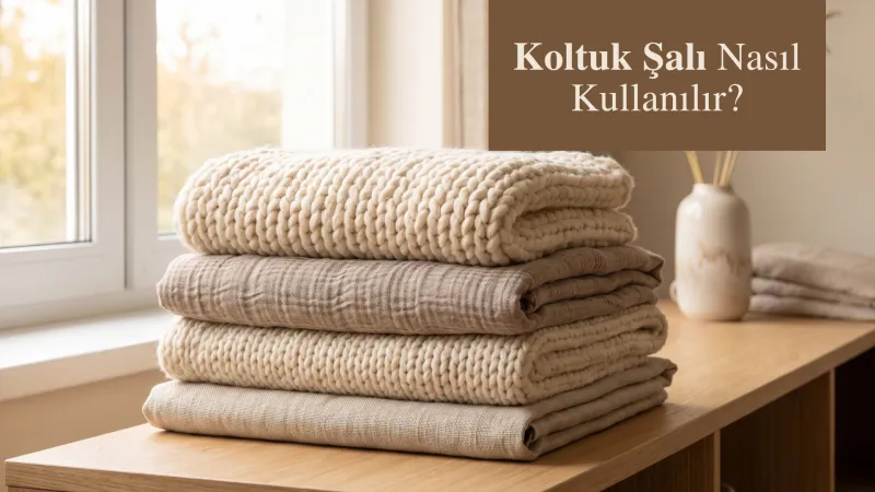 Koltuk Şalı Nasıl Kullanılır? Koltuk Şalı Ölçüleri Nelerdir?