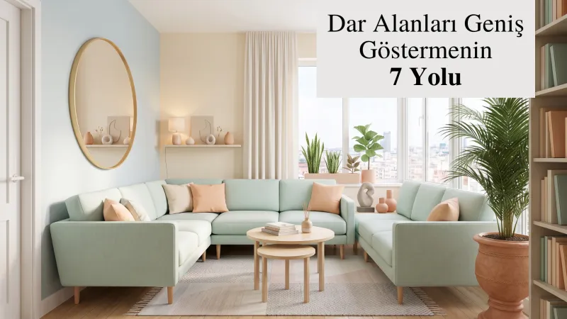 Küçük Salon Dekorasyonu: Alanı Geniş Göstermenin 7 Etkili Yolu