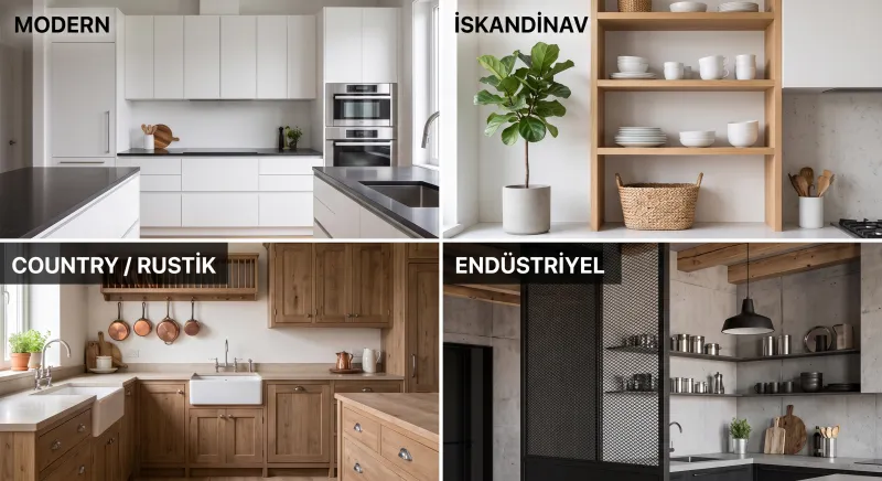 Mutfak Dekorasyonu Fikirleri: Şık & Ergonomik Öneriler