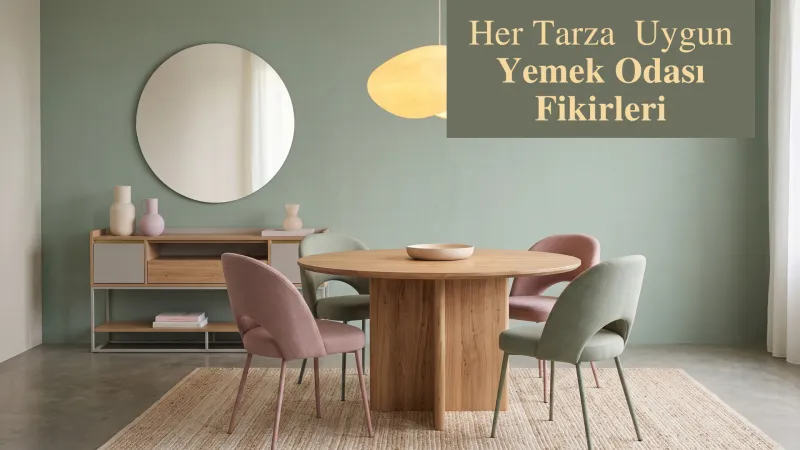 Yemek Odası Dekorasyonu: Her Tarza Uygun Fikirler, Öneriler