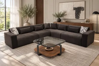 Brown Köşe Koltuk