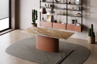 Casablanca Porselen (Seramik) Yemek Masası