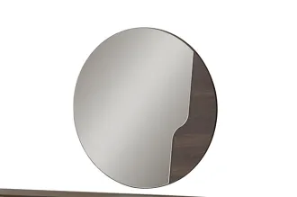 Curve Konsol Aynası Ceviz Renk