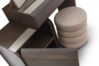 Curve Şifonyer + Ayna Ceviz Renk
