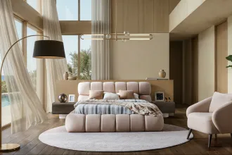 Curve Yatak Odası Takımı Ceviz Renk