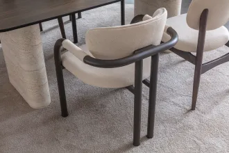 Curve Yemek Odası Takımı Ceviz Renk