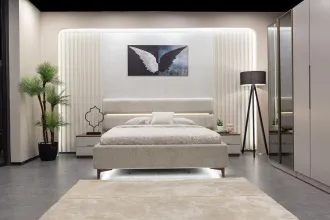 Lotus İsli Meşe Yatak Odası Takımı