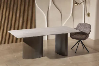 Lyon Porselen (Seramik) Yemek Masası