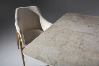 Paris Porselen (Seramik) Yemek Masası