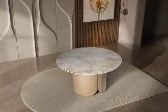 Roma Porselen (Seramik) Yemek Masası