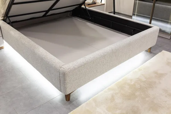 Lotus İsli Meşe Bazalı Karyola