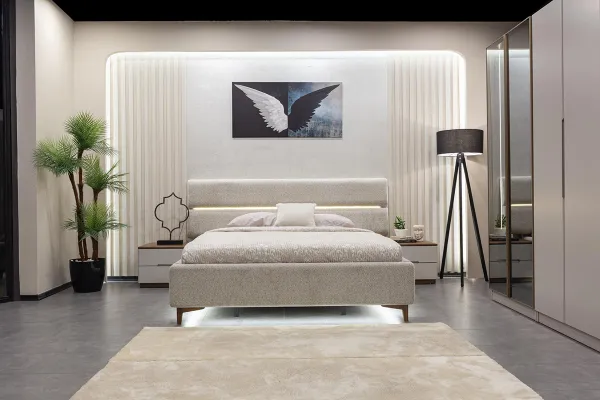 Lotus İsli Meşe Yatak Odası Takımı