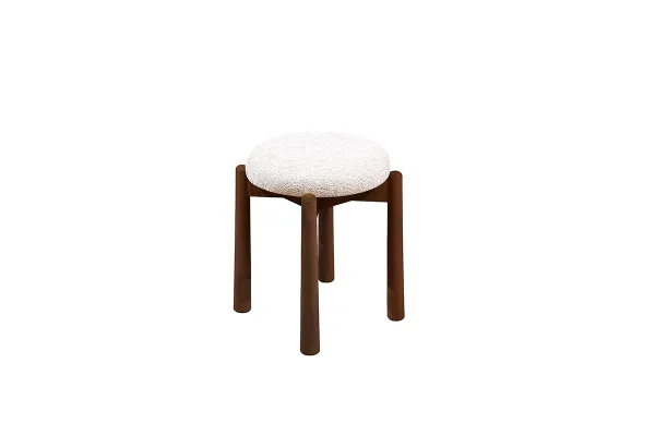 Vina Luxe 2 li Tabure - Ceviz