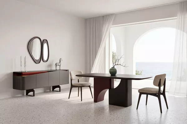Zen Yemek Odası Takımı Maun