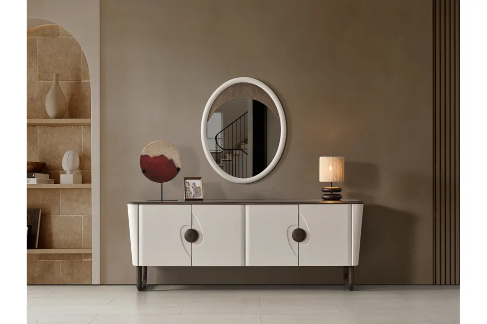 Lotus İsli Meşe Yemek Odası Takımı