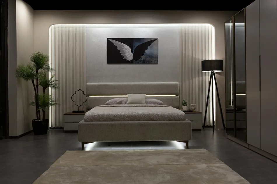 Lotus Yatak Odası Takımı Ceviz