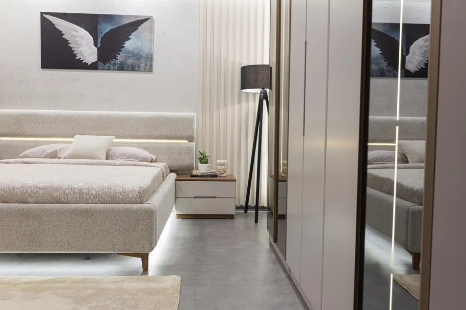 Lotus Yatak Odası Takımı Ceviz