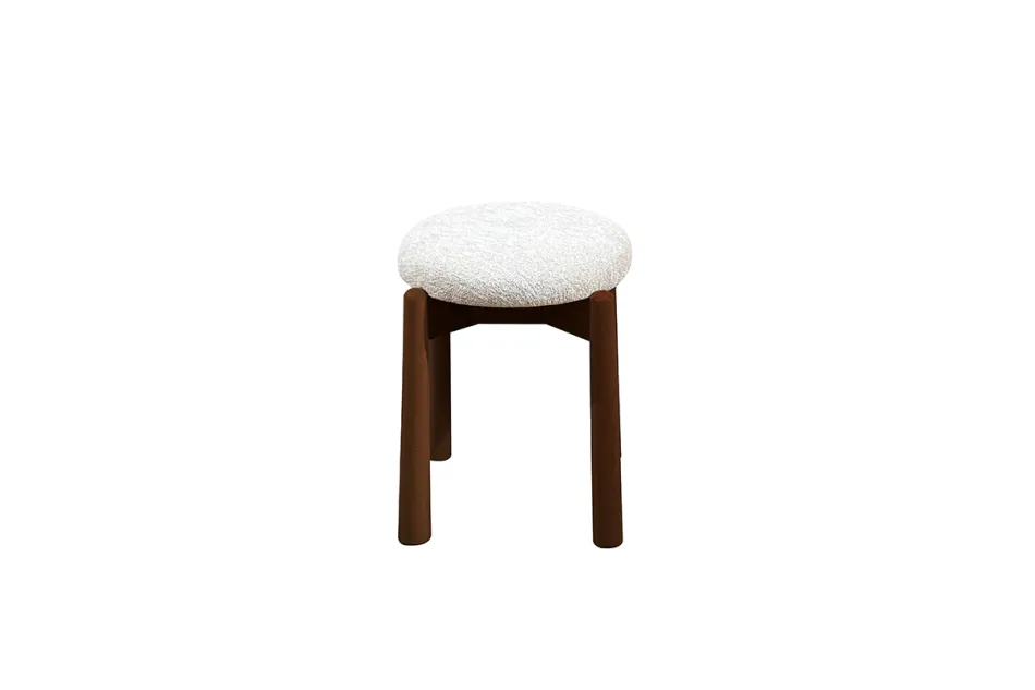 Vina Luxe 2 li Tabure - Ceviz