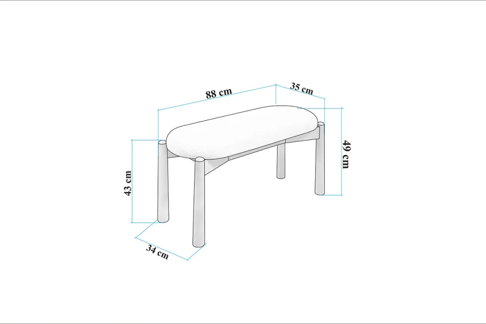 Vina Luxe Mdf Mutfak Masası Takımı - Ceviz